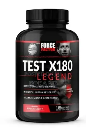 Force Factor Test X180 Testosterone Booster by 120 Capsules