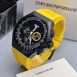 Emporio Armani Rubber Watch