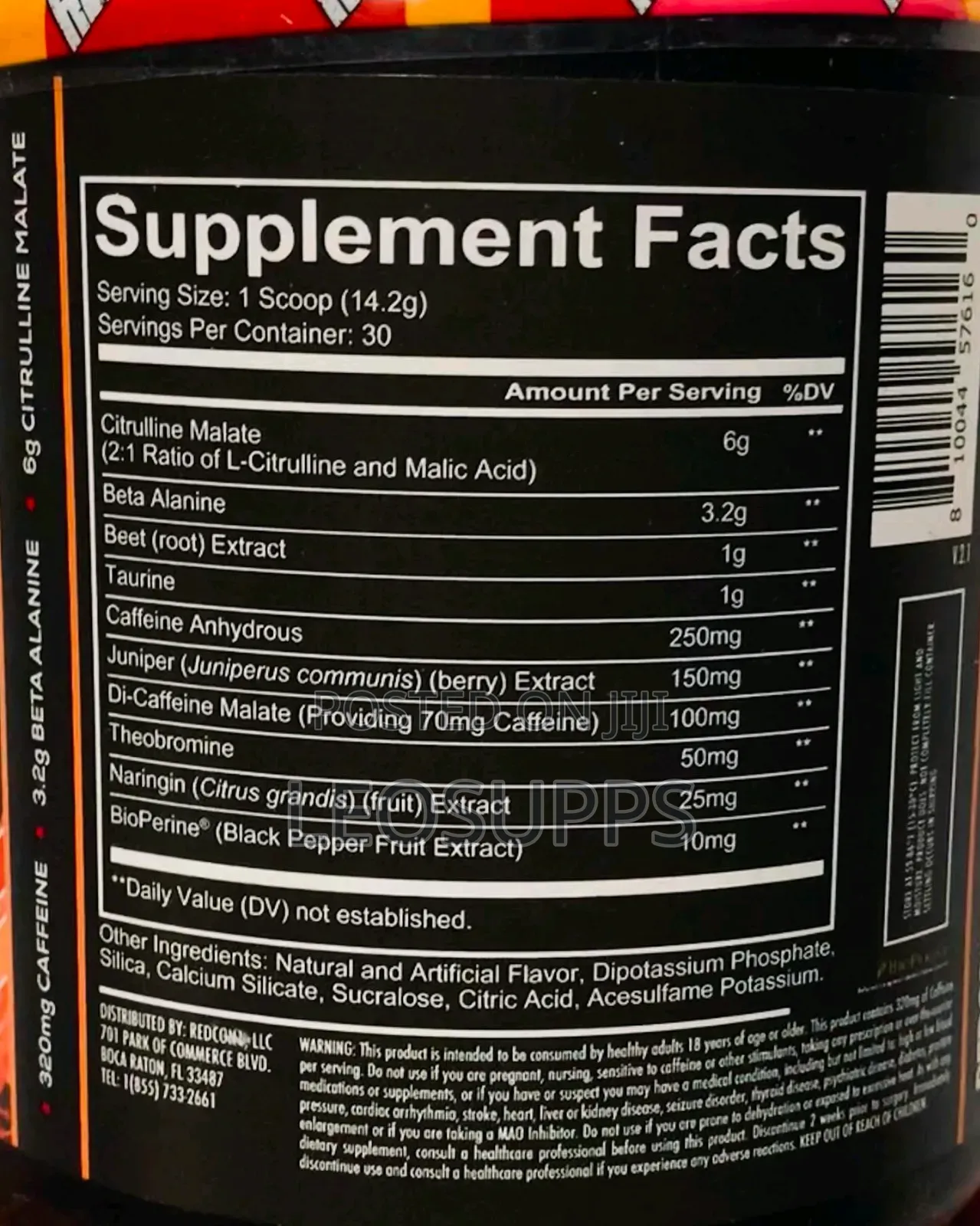 Redccon1 Total War Pre-Workout 30servings