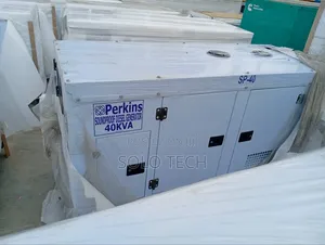 Brand New 40 Kva Perkins Soundproof Diesel Generator 100% Copper Coil