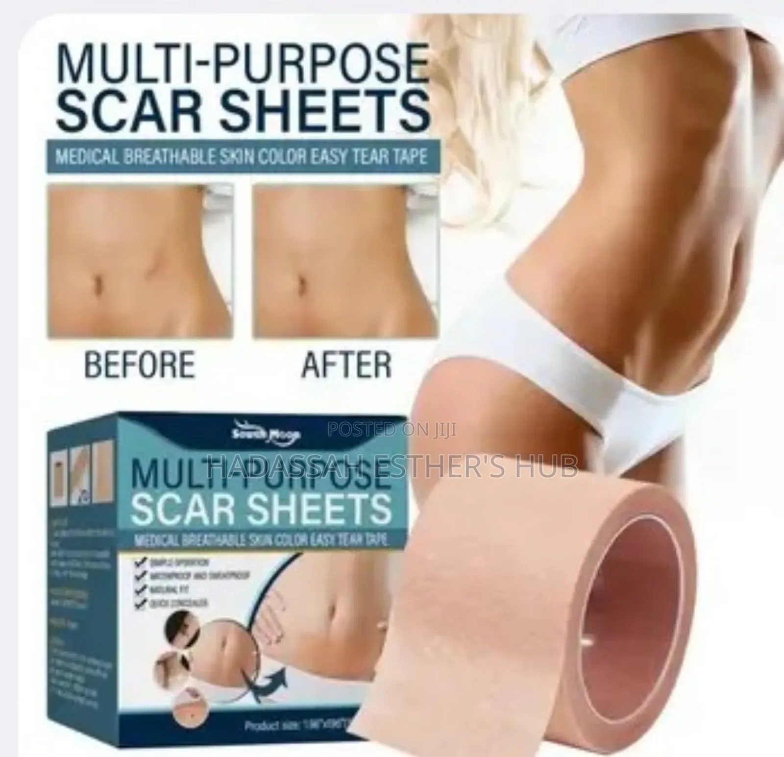 Silicone Multipurpose Scar Remover Sheets