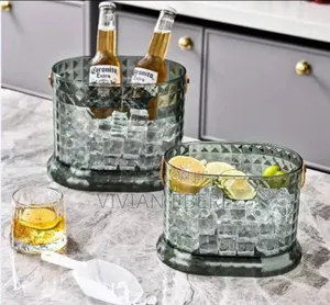 Acrylic Ice Cube Bucket With Scoop