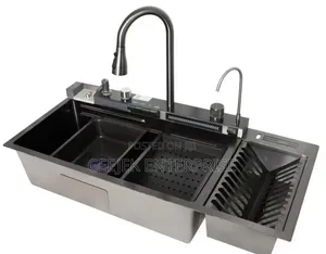 Piano Sink With Plate Rack
