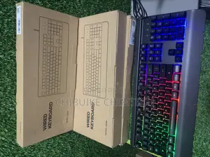 Wired RGB Keyboard (Model: Js268)Gaming