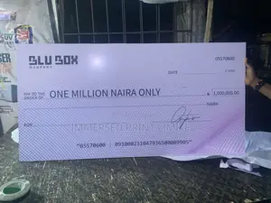 Branded Dummy Cheque