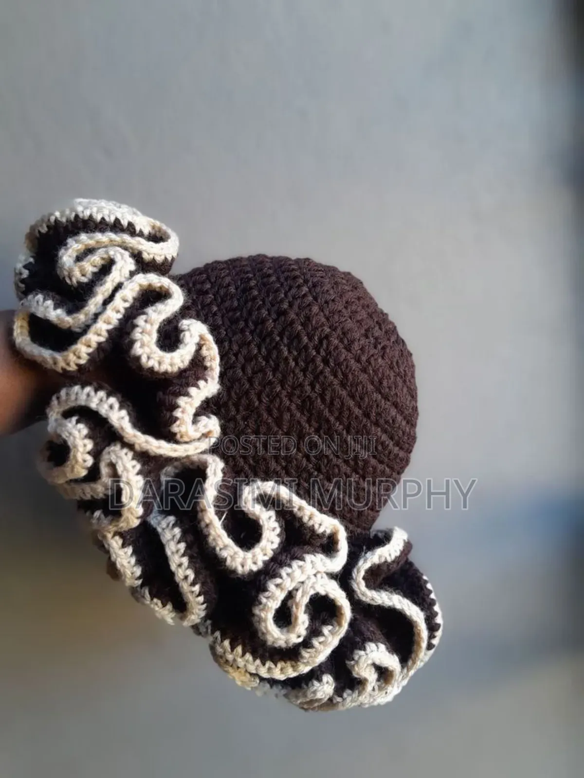 Crochet Ruffle Hat