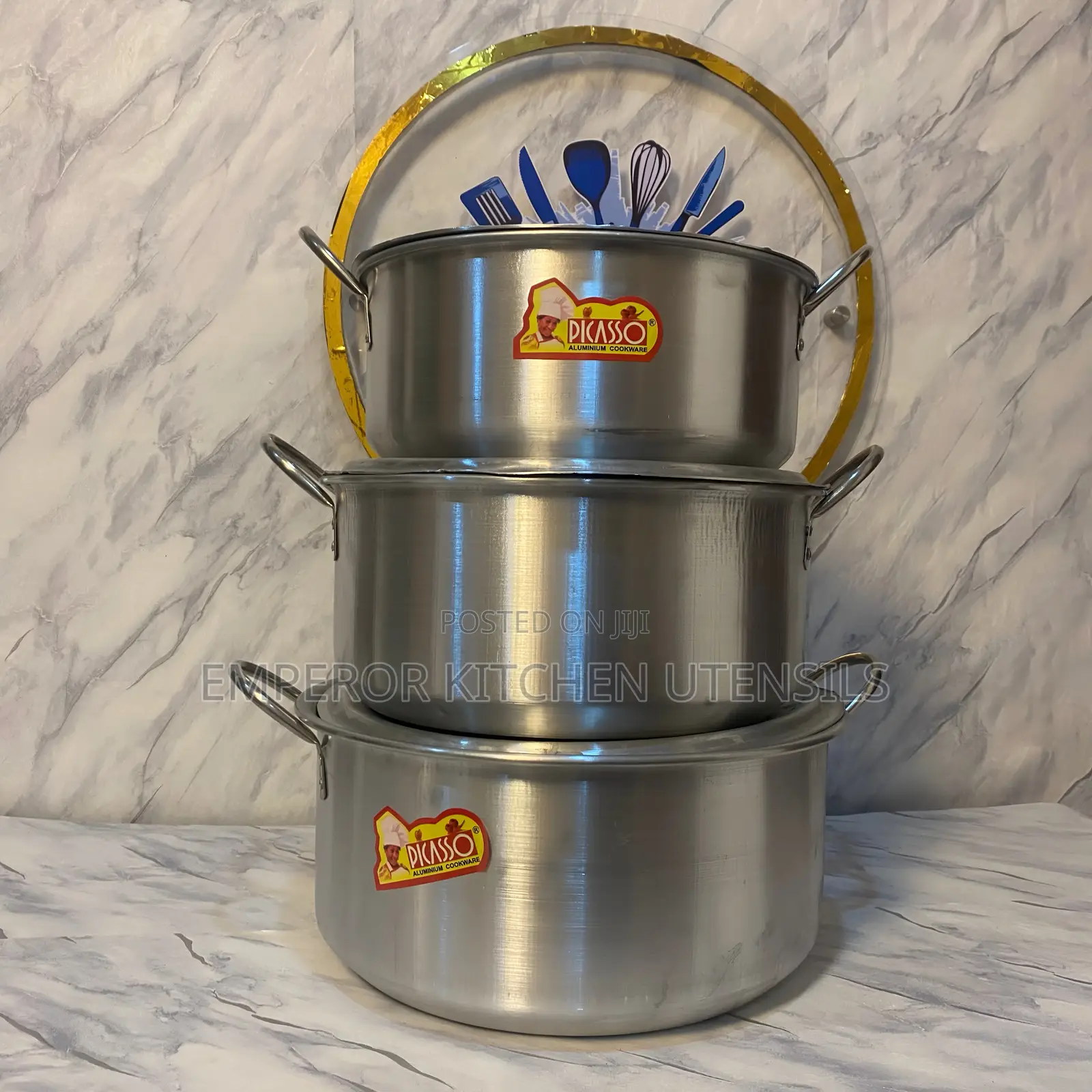 Picasso Aluminum Pot – 3 Sets