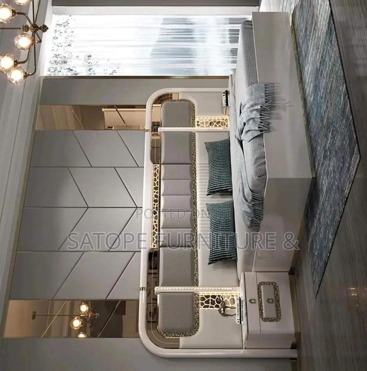 Imported Contemporary Bed