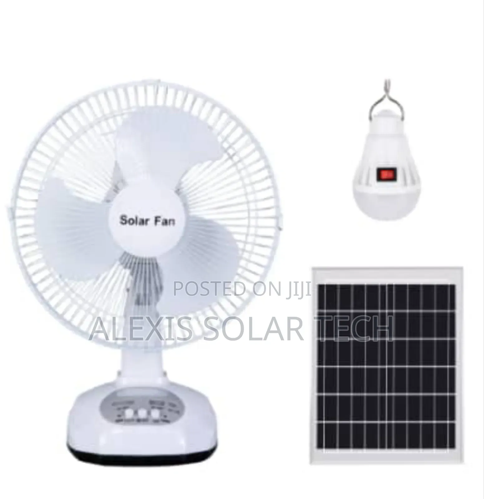 Solar Rechargeable Table Top Fan