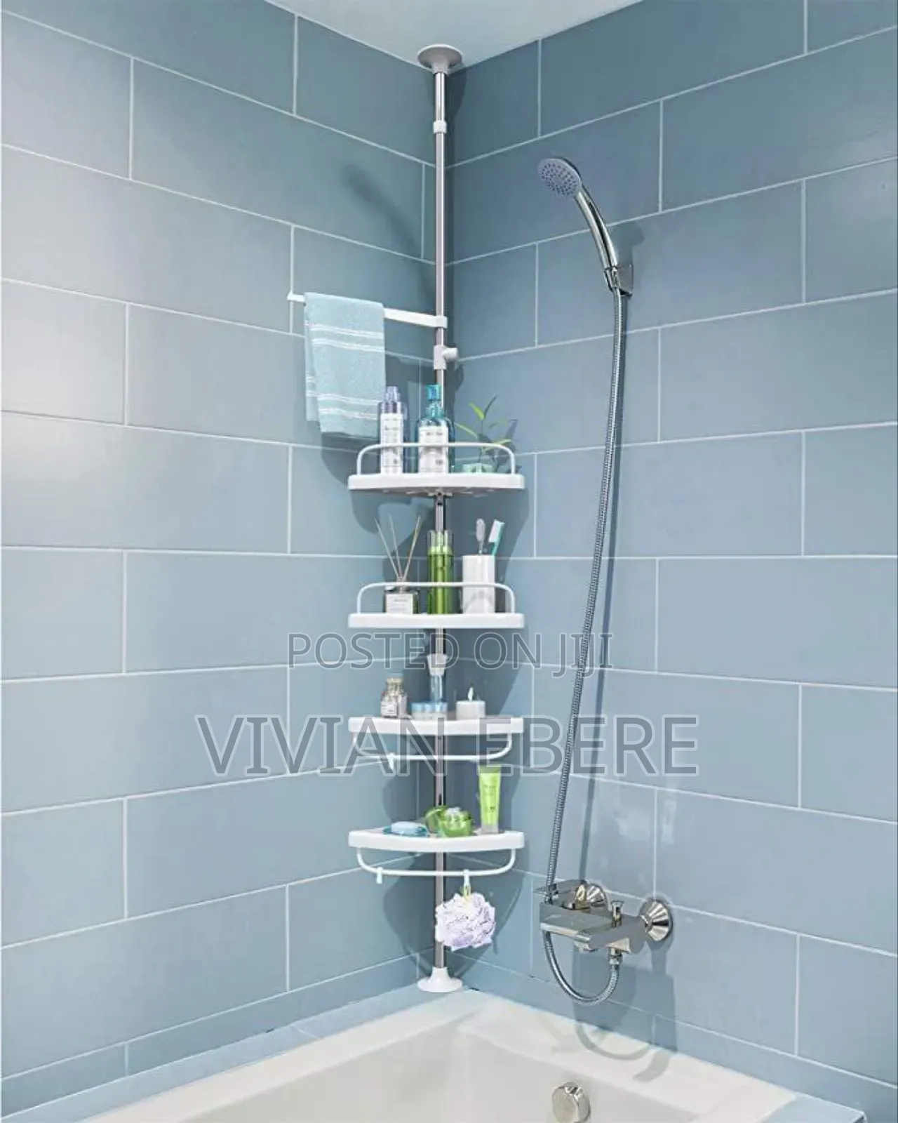 4layer Bathroom and Kitchen Corner Shelf