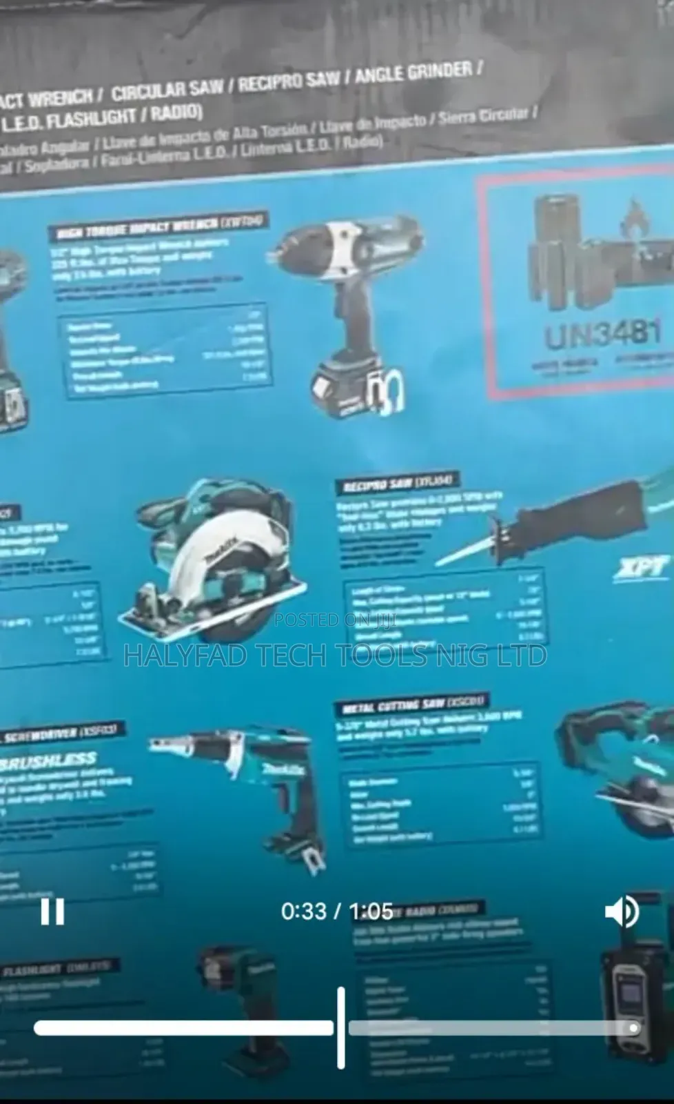 Original Makita Xt1501 15 PCS Combo Kit