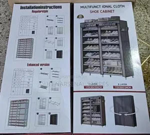 8layers Shoe Rack With Cover