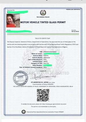 Plate Number Registration