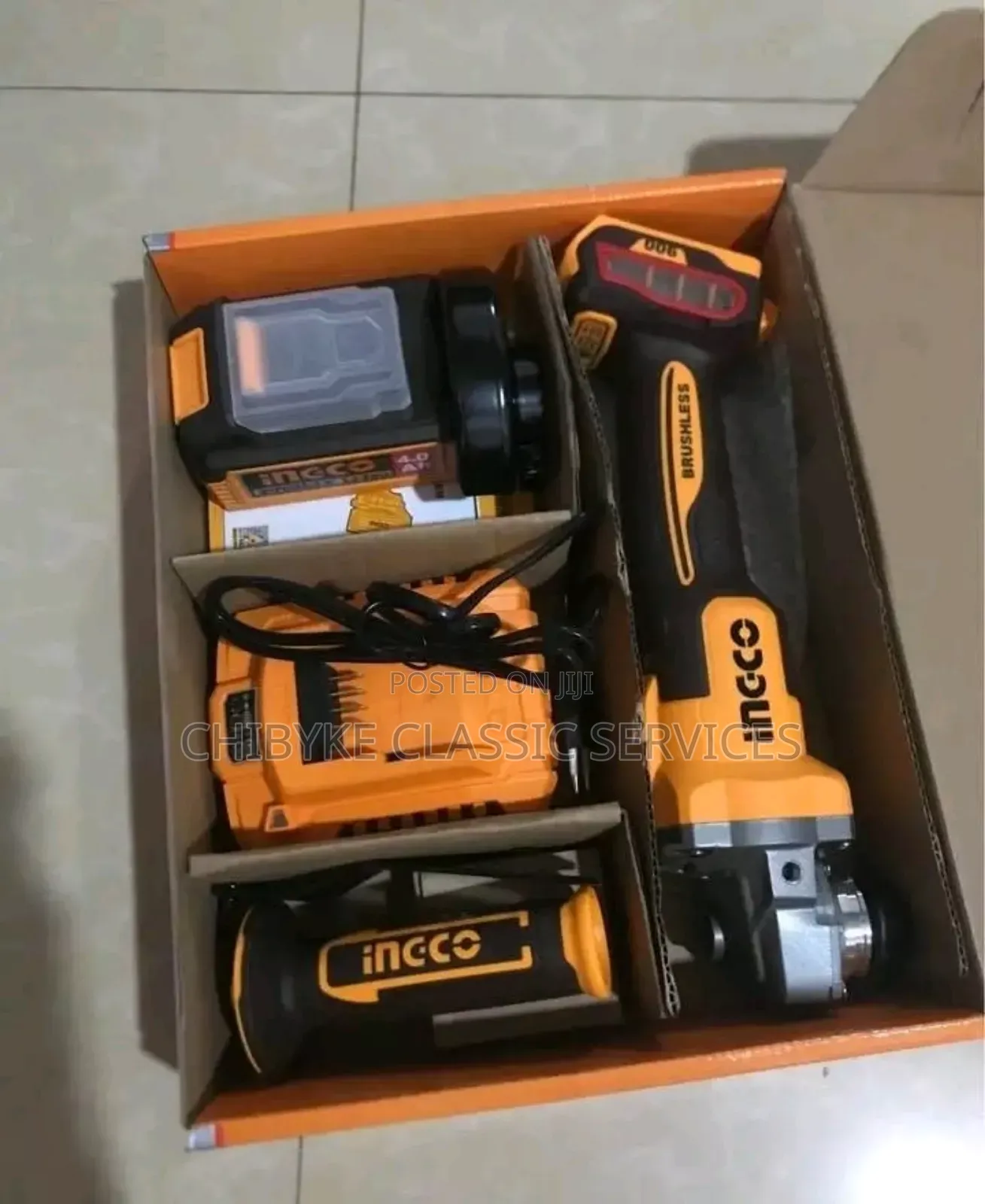 Battery Angle Grinder