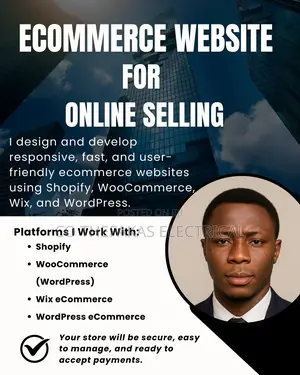 I Will Create a Modern Ecommerce Website for Online Selling