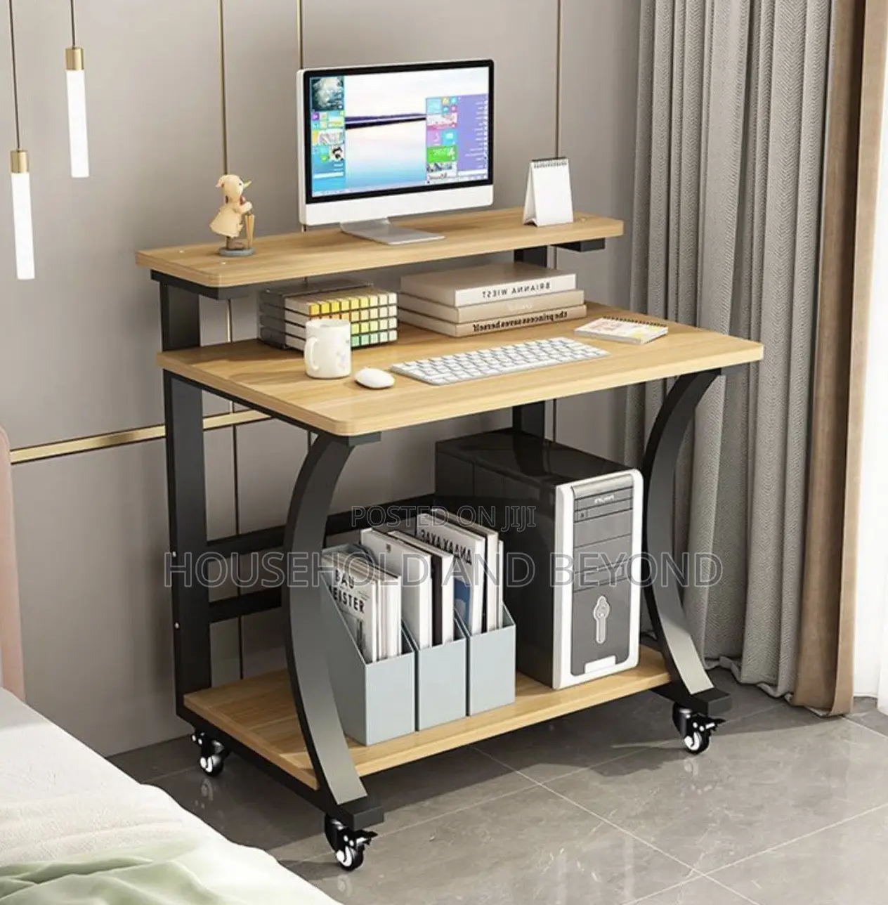 Movable Laptop Table Desktop Table 90cm