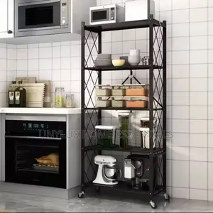 4/5 Layers Household Non Installation Kitchen Folding Storage Rack