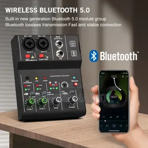 2 Channel Professional Mixer Live Streaming Soundcard