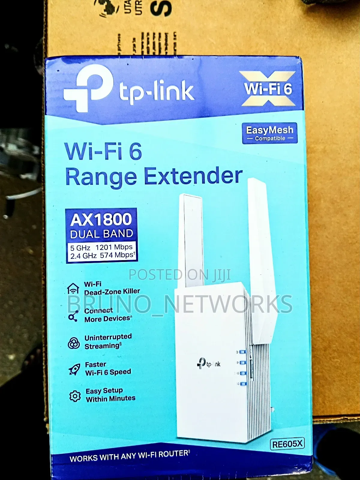 Tp-link Wi-fi 6 Range Extender/Ax1800 Dual Band / Re605x