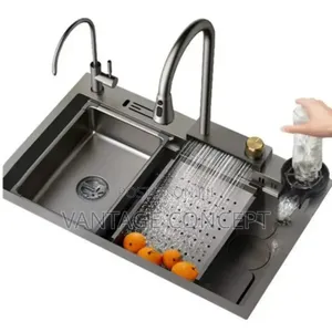 Modern Kitchen Sink With Mixer Tap