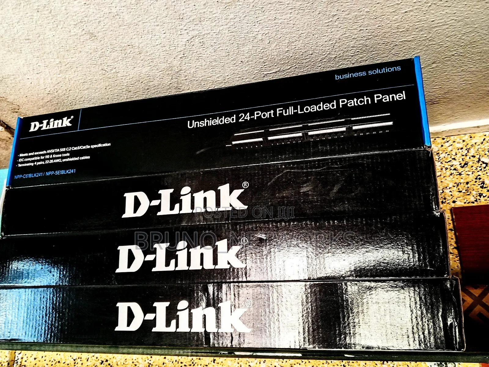 D-Link/ Unshielded 24-Port Full-Loaded Patch Panel