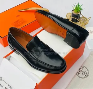 *New " Hermes" Luxury Leather Shoe Just Arrived || Made in Italy