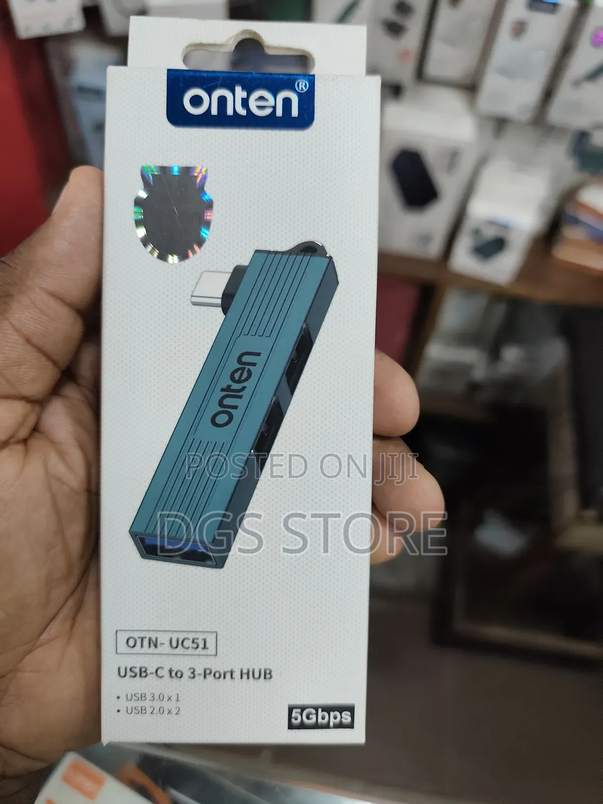 Onten Otn Uc51 Usb C to 3 Port Hub