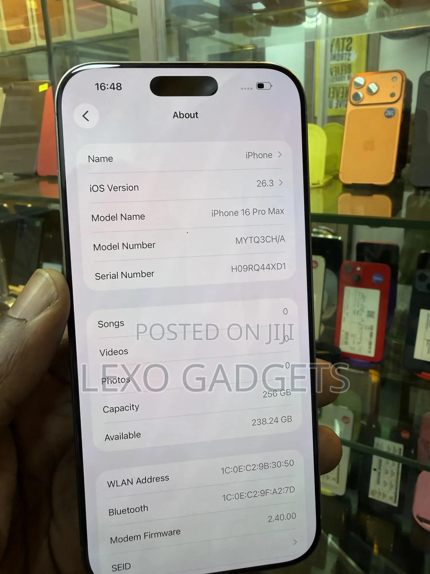 Apple iPhone 16 Pro Max 256 GB Silver