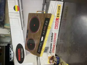 Eurosonic Ceramic 2000w +2000w Double Electric Cooker