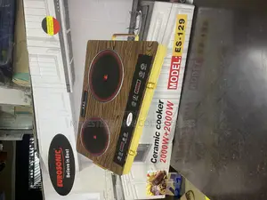 Eurosonic Ceramic 2000w +2000w Double Electric Cooker
