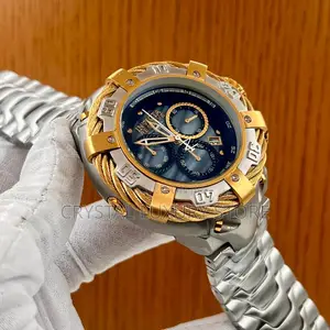 Invicta Quality Luxury Men Chain Strap Wristwatch