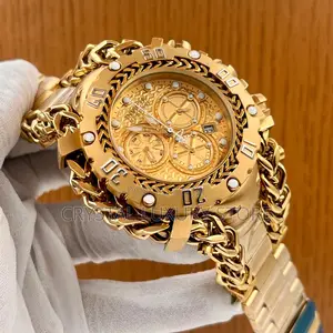Invicta Quality Luxury Men Chain Strap Wristwatch