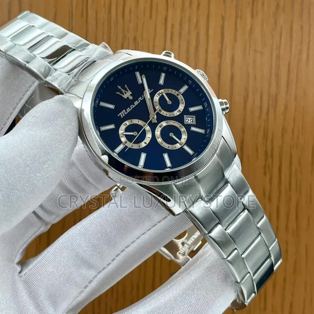 Masarati Quality Luxury Men Automatic Engine Wristwatch
