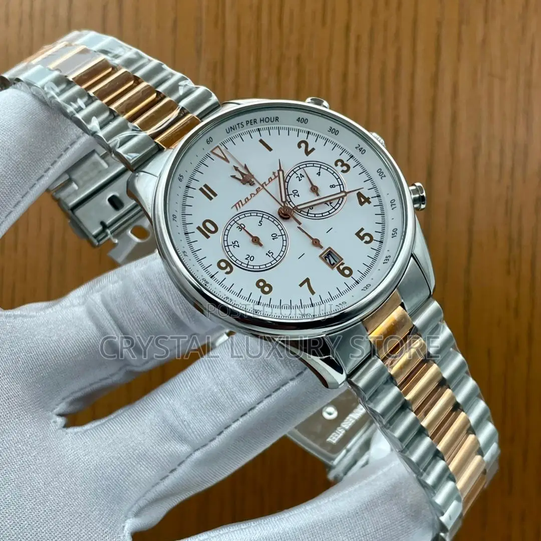 Masarati Quality Luxury Men Automatic Engine Wristwatch
