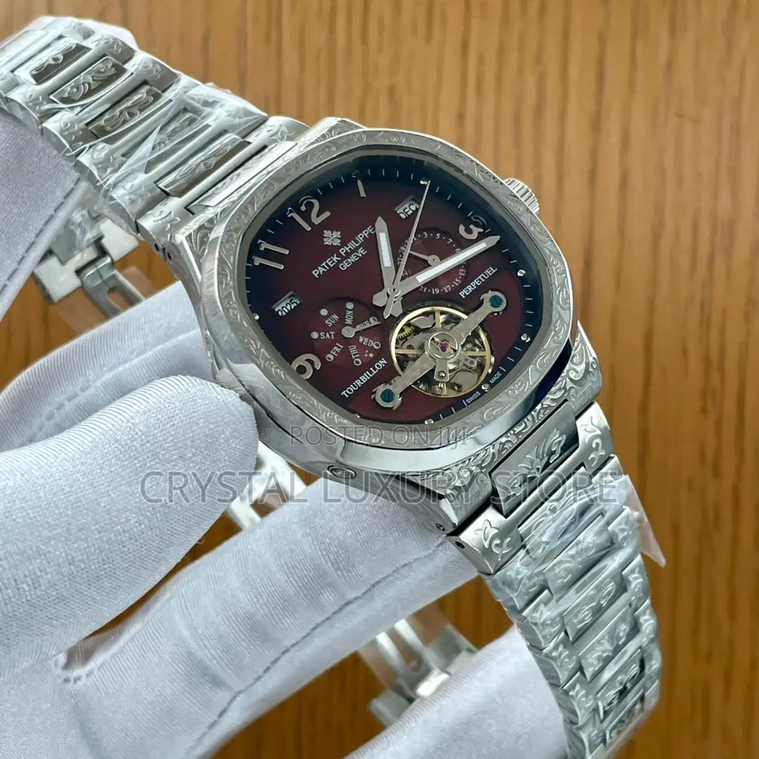 Patek Philippe Quality Luxury Men Automatic Engine Wristwatch