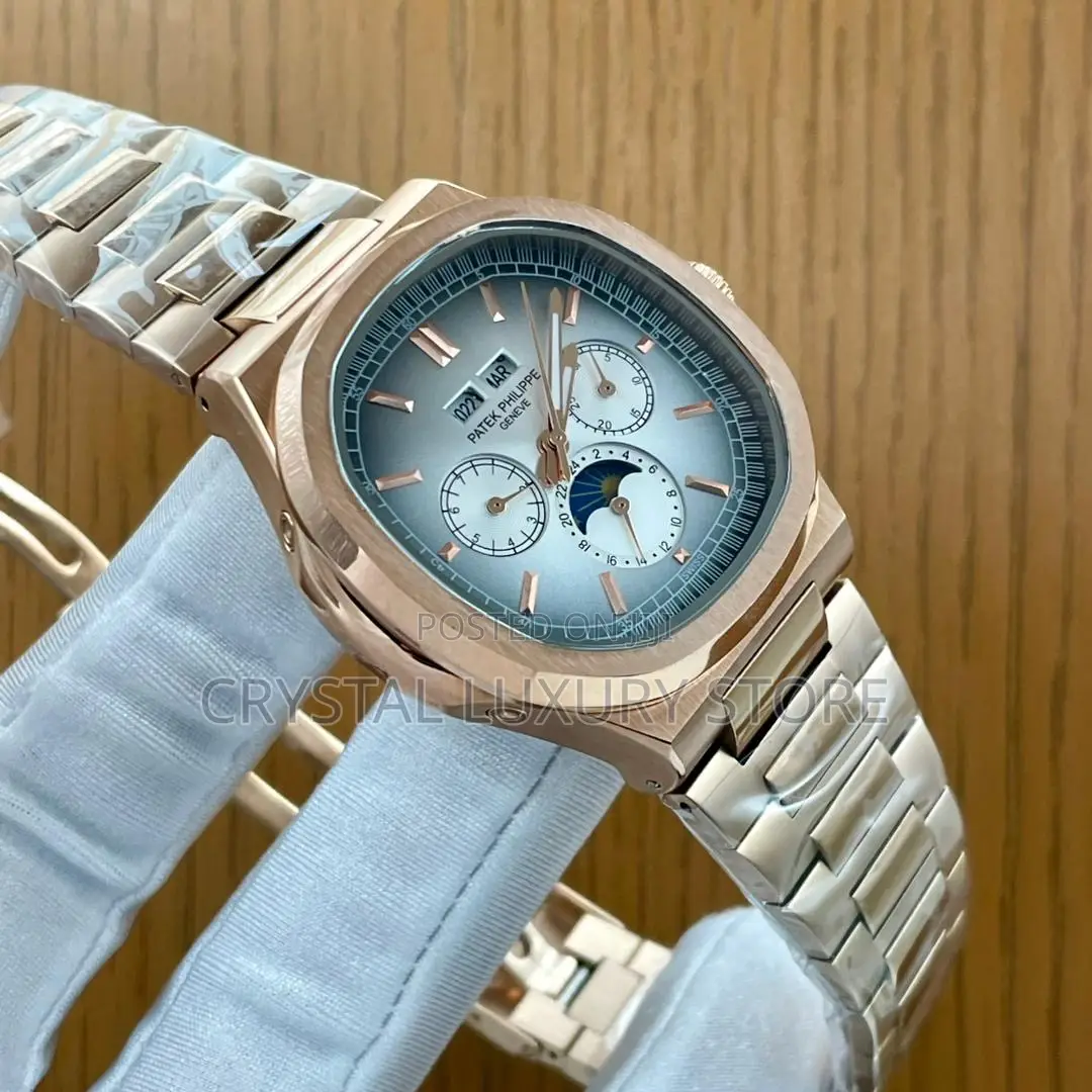 Patek Philippe Quality Luxury Men Automatic Engine Wristwatch