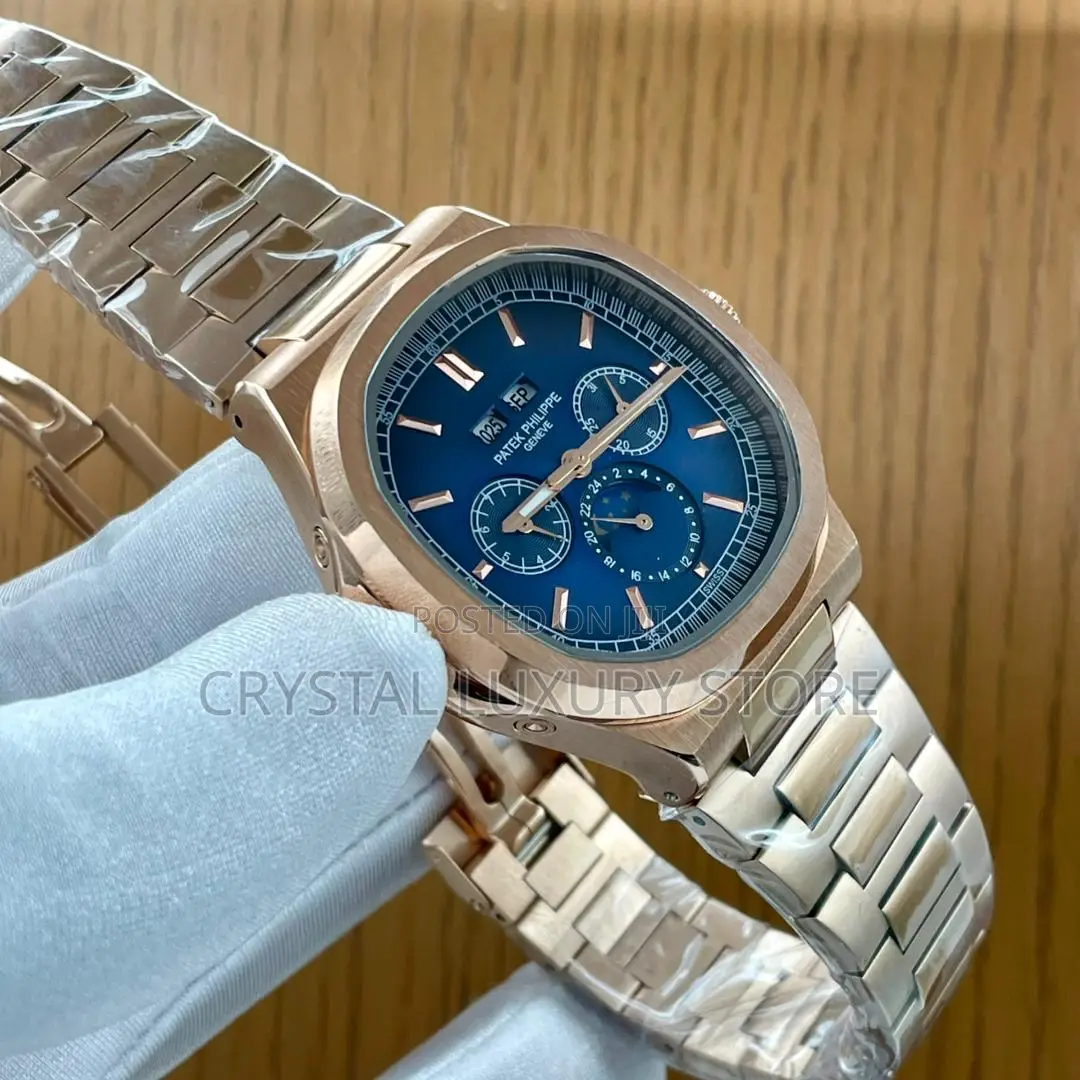 Patek Philippe Quality Luxury Men Automatic Engine Wristwatch