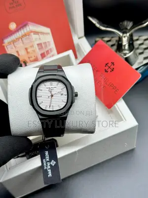 High Quality Patek Phillipe Rubber Strap Wrist-Watch