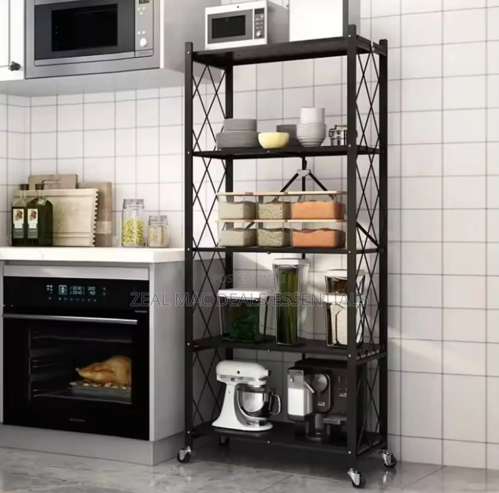 Household Non Installation Kitchen Folding Storage Rack
(5layers)
