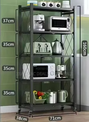 Household Non Installation Kitchen Folding Storage Rack
(5layers)