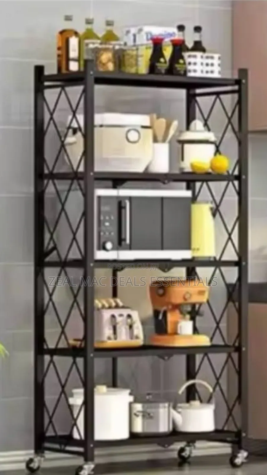Household Non Installation Kitchen Folding Storage Rack
(5layers)