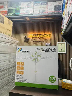18inches Solar Standing Fan Dp Light