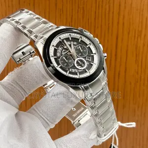 Masarati Quality Luxury Men Chronograph Chain Strap Wristwatch