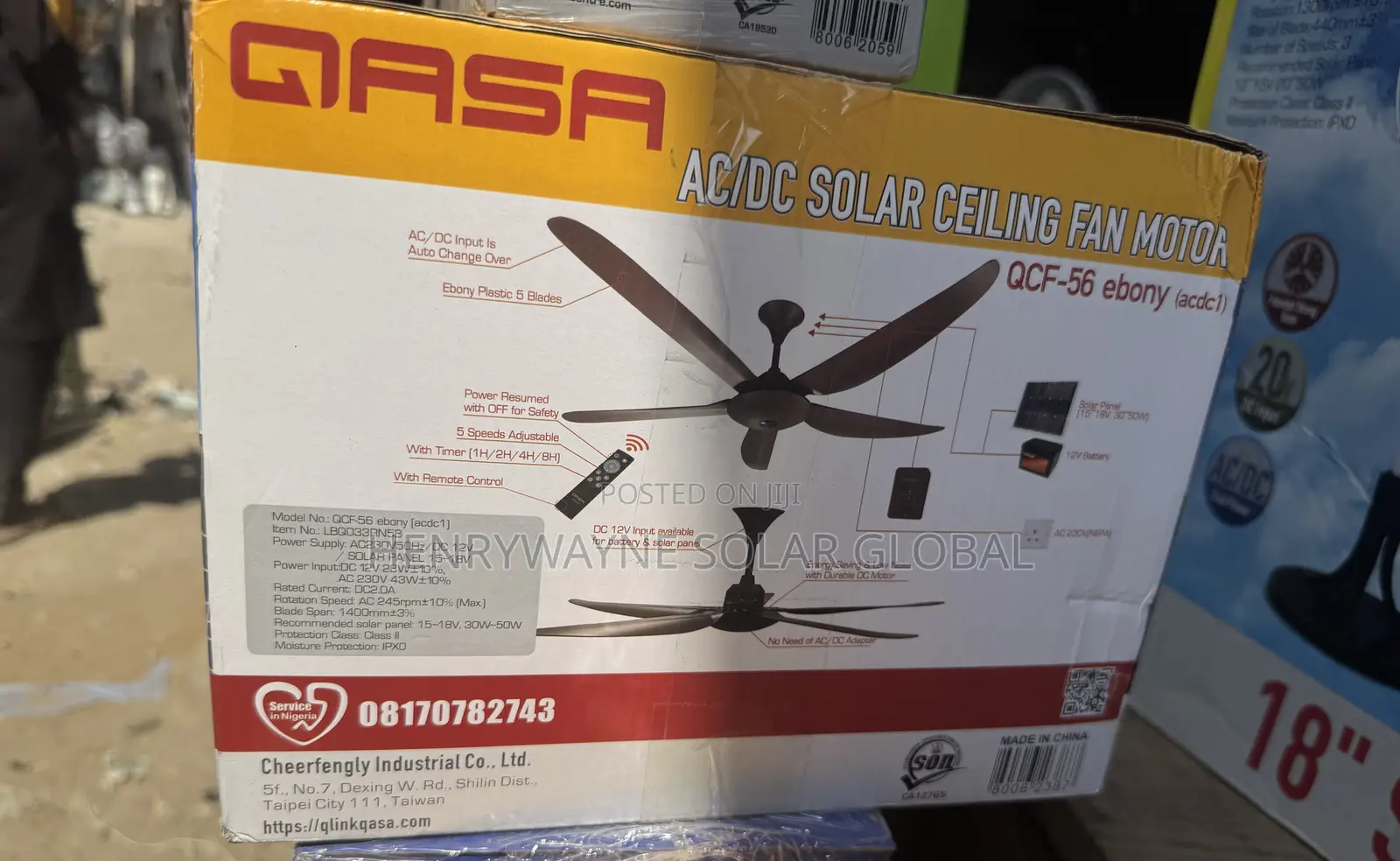 Qasa Ac/Dc Fan