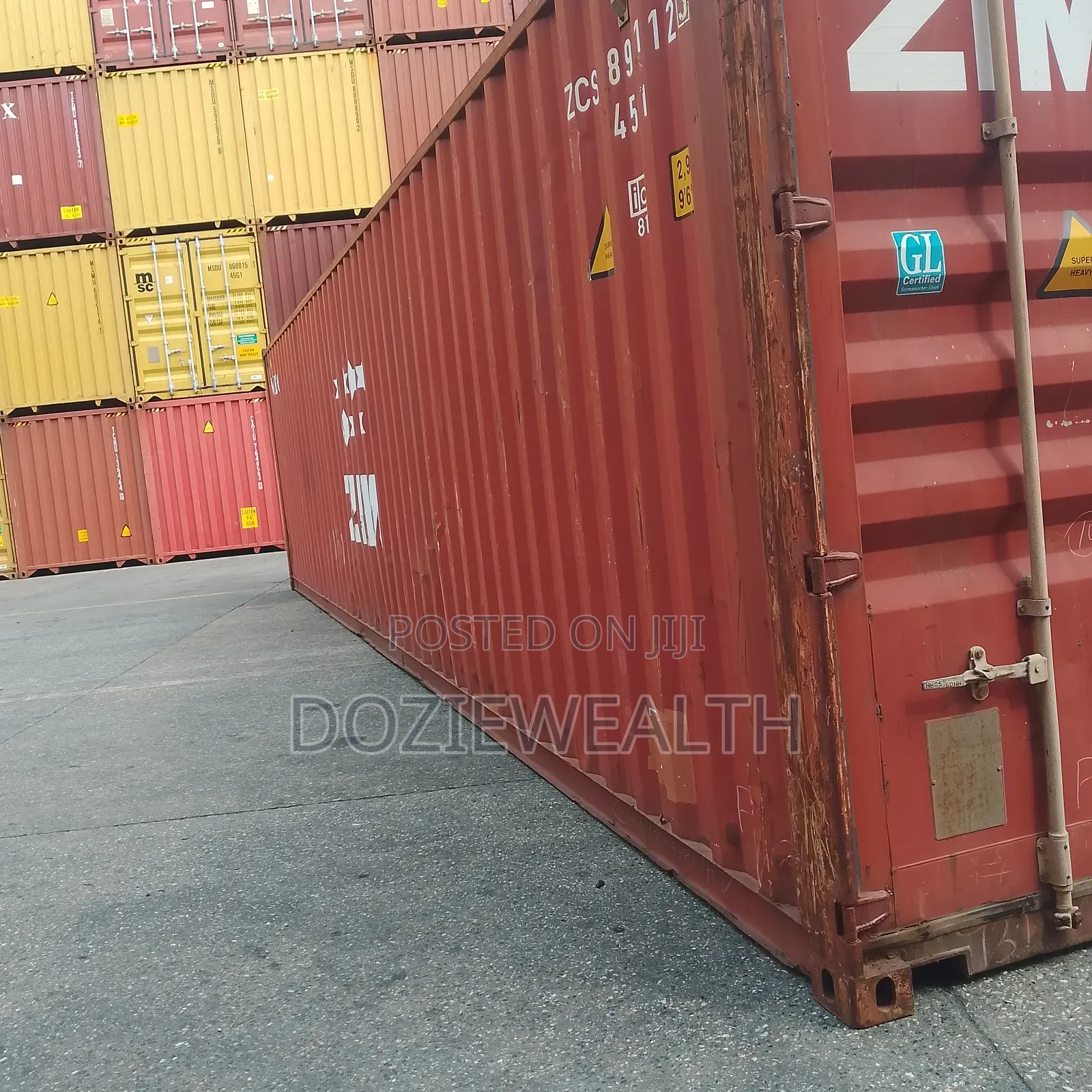 Zim 40ft Empty Containers