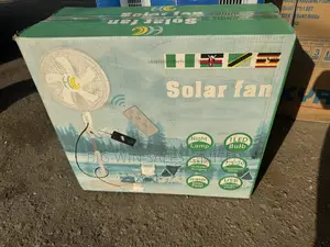 Solar Rechargeable Fan With Panel