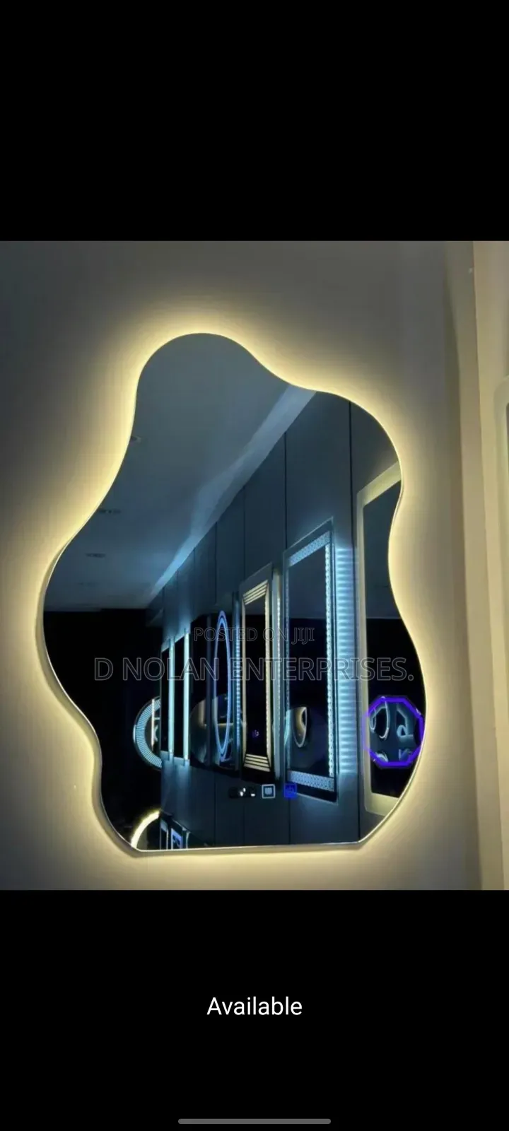 Shapeless Bathroom Mirror