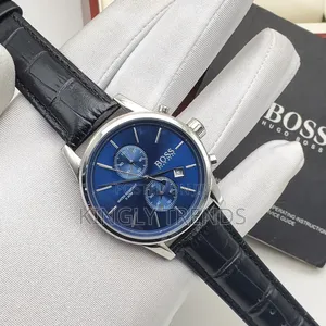 Hugo Boss Leather Wristwatch