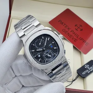 Patek 2 Chrome Automatic Wristwatch