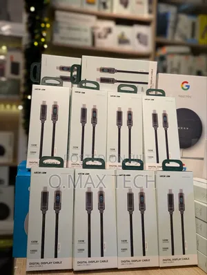 Green Lion Usb-c To Usb-c Cable With Digital Display, 100w